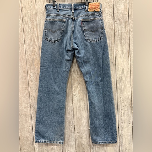 Levi's Light Blue Straight Men's Jeans - Picture 8 of 10